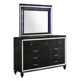 VALENTINO LIGHTED MIRROR-BLACK