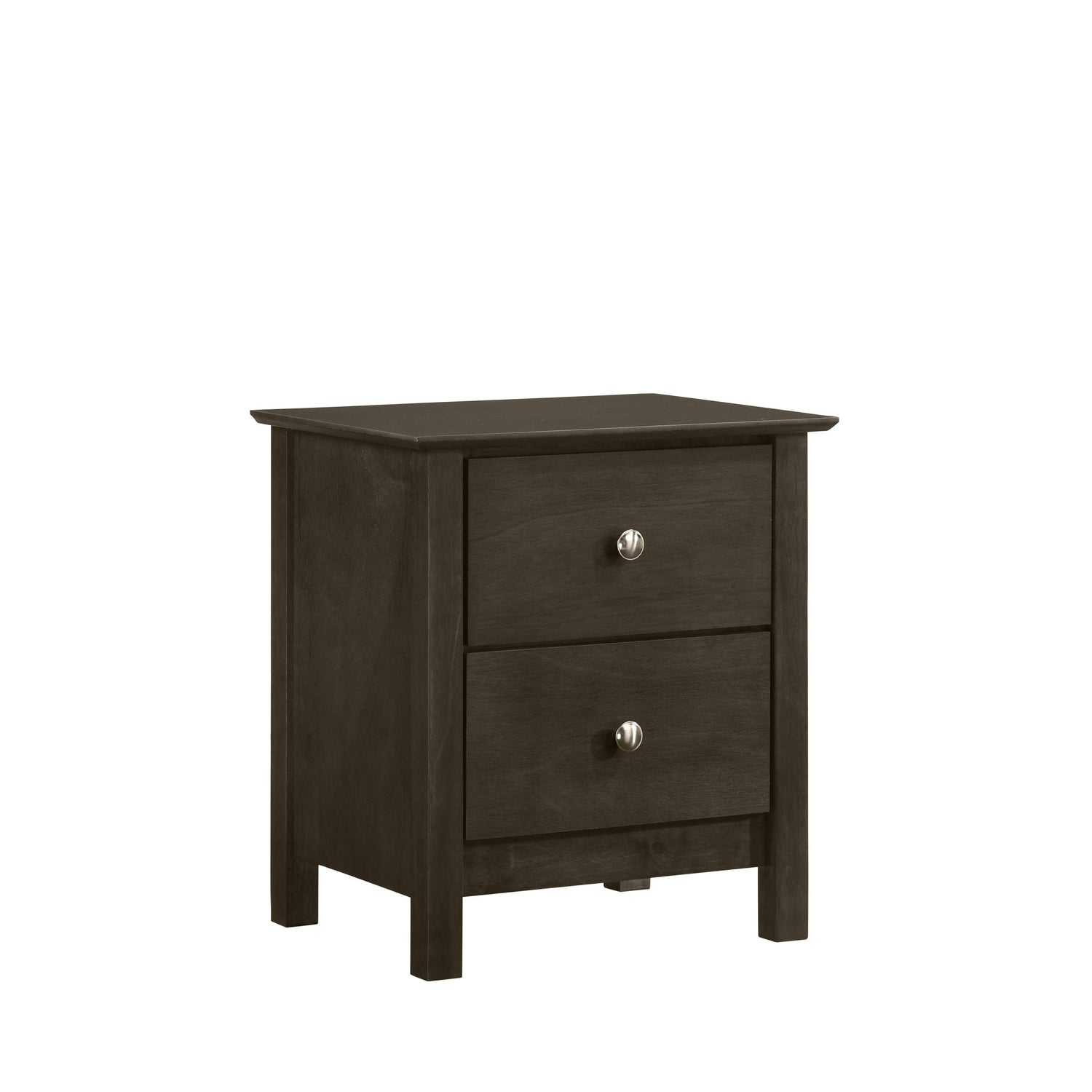 ZODIAC 2 DRAWER NIGHTSTAND-GRAY