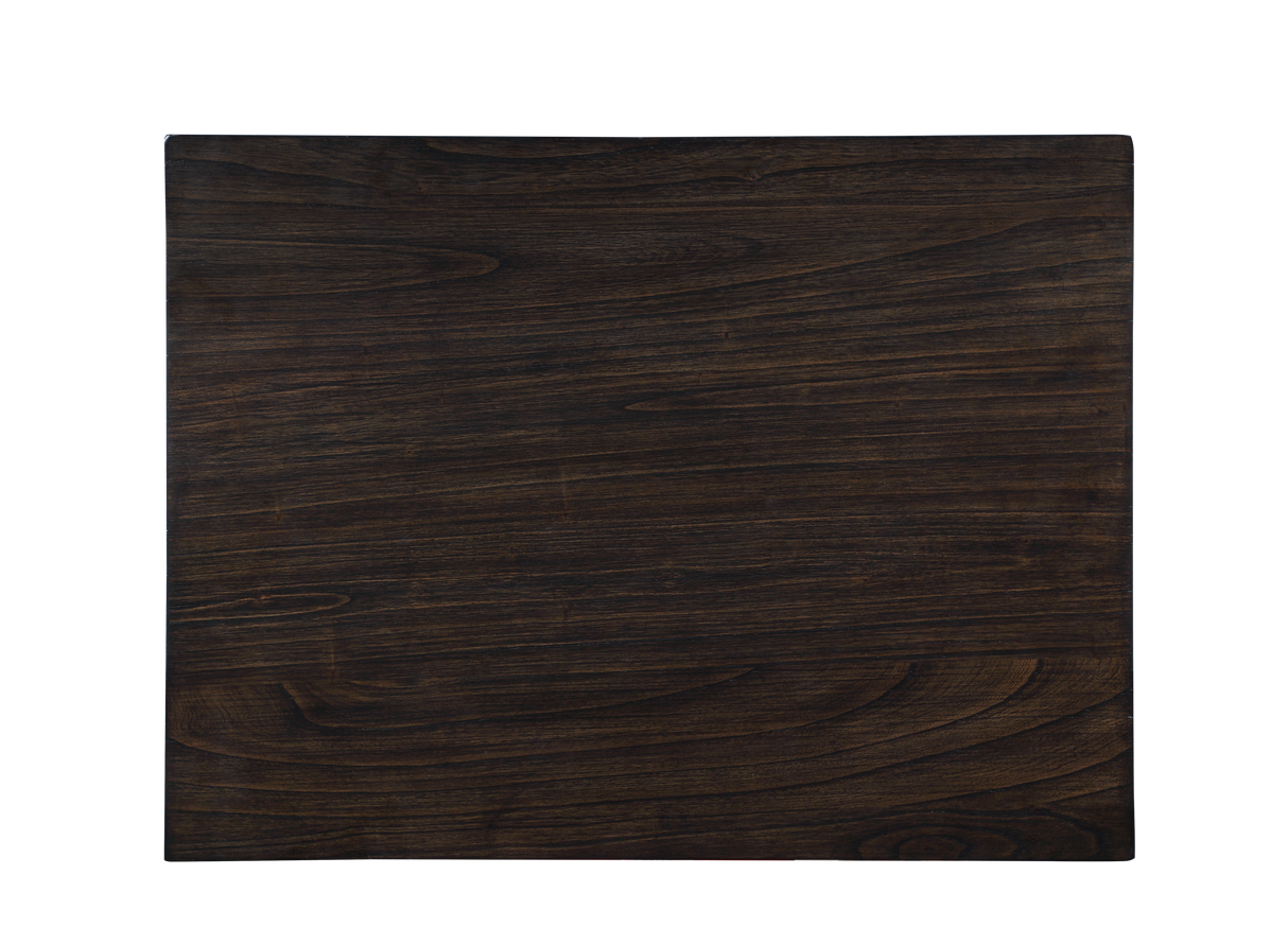 HESTON 36" STORAGE COUNTER TABLE SET W/2 CHAIRS-CHERRY