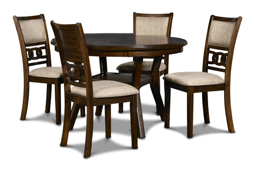 GIA ROUND DINING 5 PC SET - CHERRY image