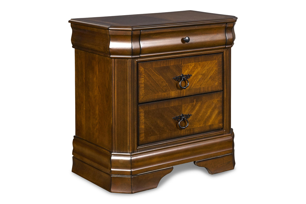 SHERIDAN NIGHTSTAND- BURNISHED CHERRY