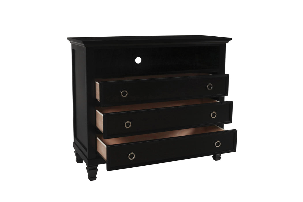 TAMARACK MEDIA CHEST- BLACK