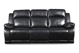 VEGA DUAL RECLINER SOFA - PREMIER BLACK