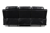 VEGA DUAL RECLINER SOFA - PREMIER BLACK