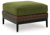 Horizon Hall Outdoor Ottoman with Cushion