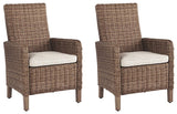 Beachcroft Outdoor Arm Chair with Cushion (Set of 2)