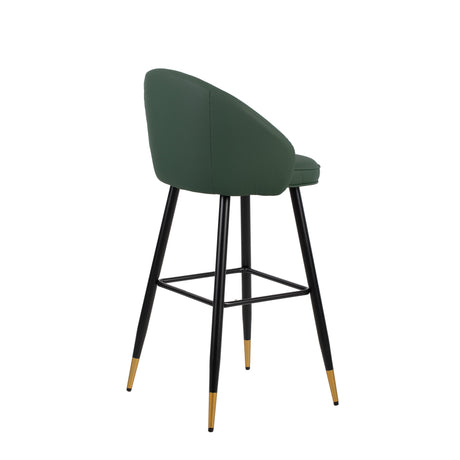Oliver Green Vegan Leather Bar Chair (2 Per Carton)