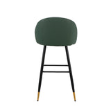 Oliver Green Vegan Leather Bar Chair (2 Per Carton)