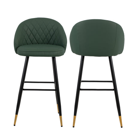 Oliver Green Vegan Leather Bar Chair (2 Per Carton)