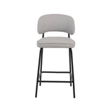 Blythe Ivory Vegan Leather Counter Chair (2 Per Carton)