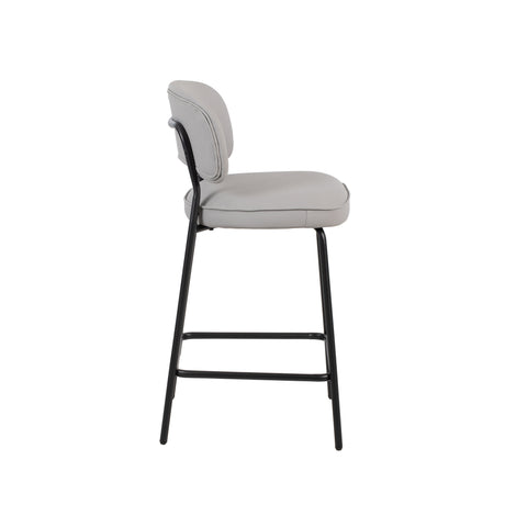 Blythe Ivory Vegan Leather Counter Chair (2 Per Carton)