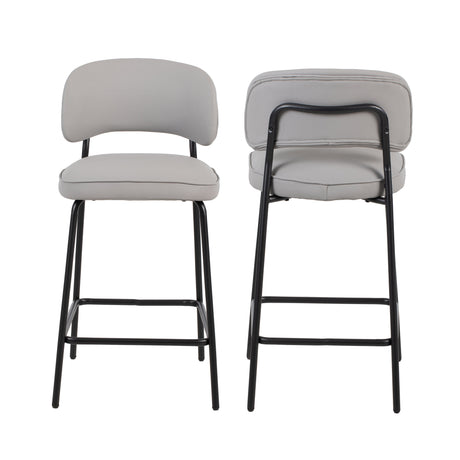 Blythe Ivory Vegan Leather Counter Chair (2 Per Carton)