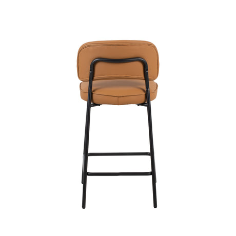 Blythe Orange Vegan Leather Counter Chair (2 Per Carton)