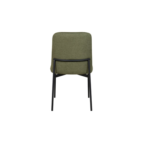 Erik Side Chair W/ Black Metal Frame -Green (2 Per Carton)