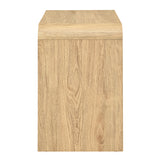 Mara Two Drawer End Table / Bedside Table-Natural