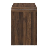 Mara Two Drawer End Table / Bedside Table-Walnut