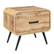 Rowan One Drawer End Table/Bedside Table-Natural