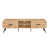 Rowan 71" Low Profile Tv Console-Natural