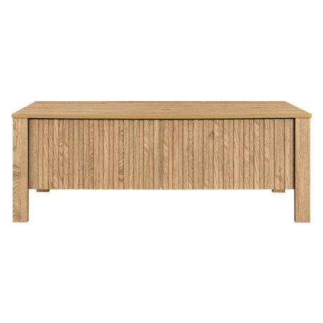 Thayer 47" Two Drawer Coffee Table-Natural