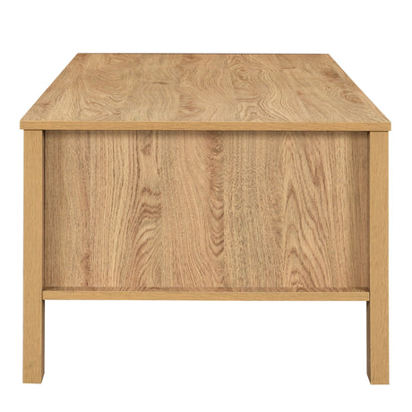 Thayer 47" Two Drawer Coffee Table-Natural