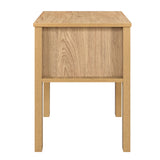 Thayer One Drawer End Table/Bedside Table-Natural