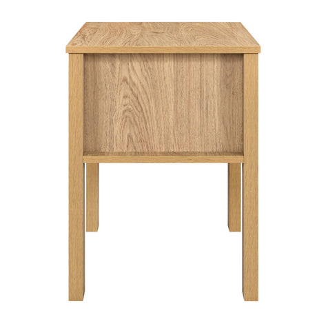 Thayer One Drawer End Table/Bedside Table-Natural