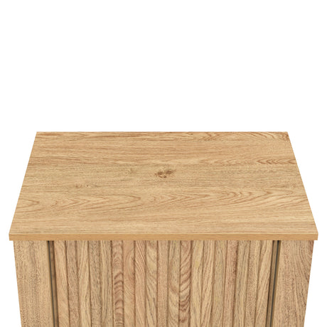 Thayer One Drawer End Table/Bedside Table-Natural