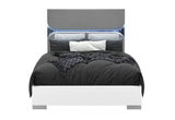 Talia White Bed With Led
