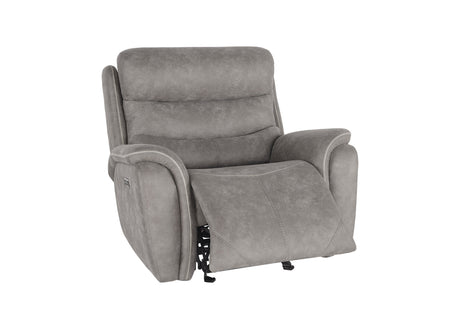 Kamari Glider Recliner W/Pwr Hr & Fr-Gray
