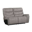 Kamari Raf Loveseat W/One Recliner-Gray