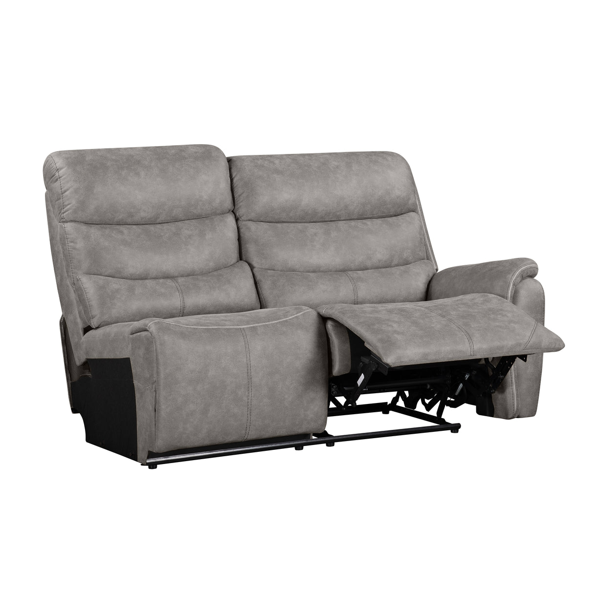 Kamari Raf Loveseat W/One Recliner-Gray