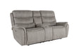 Kamari Console Loveseat W/Pwr Hr & Fr-Gray