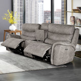 Kamari Console Loveseat W/Pwr Hr & Fr-Gray