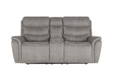 Kamari Console Loveseat W/Pwr Hr & Fr-Gray