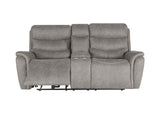 Kamari Console Loveseat W/Pwr Hr & Fr-Gray
