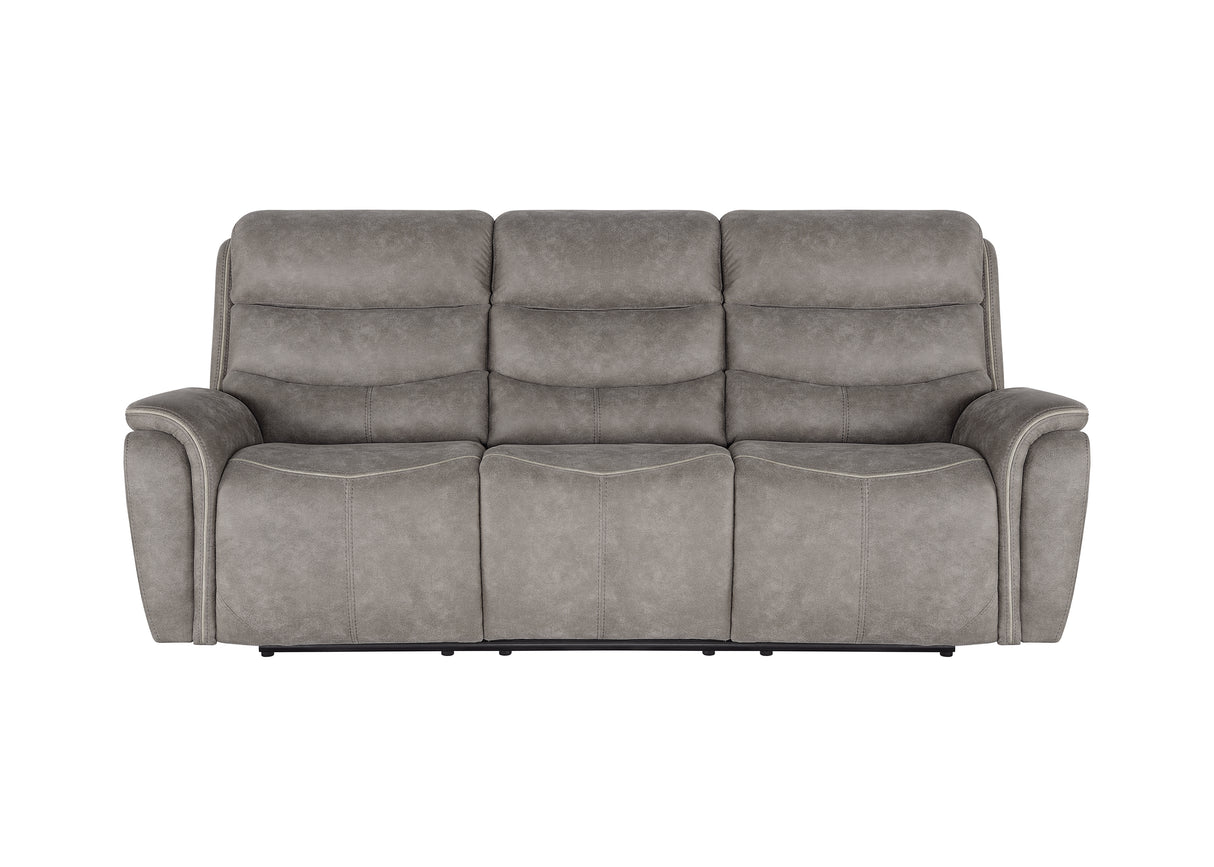 Kamari Sofa W/Dual Recliner-Gray