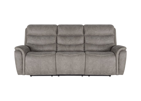 Kamari Sofa W/Dual Recliner-Gray