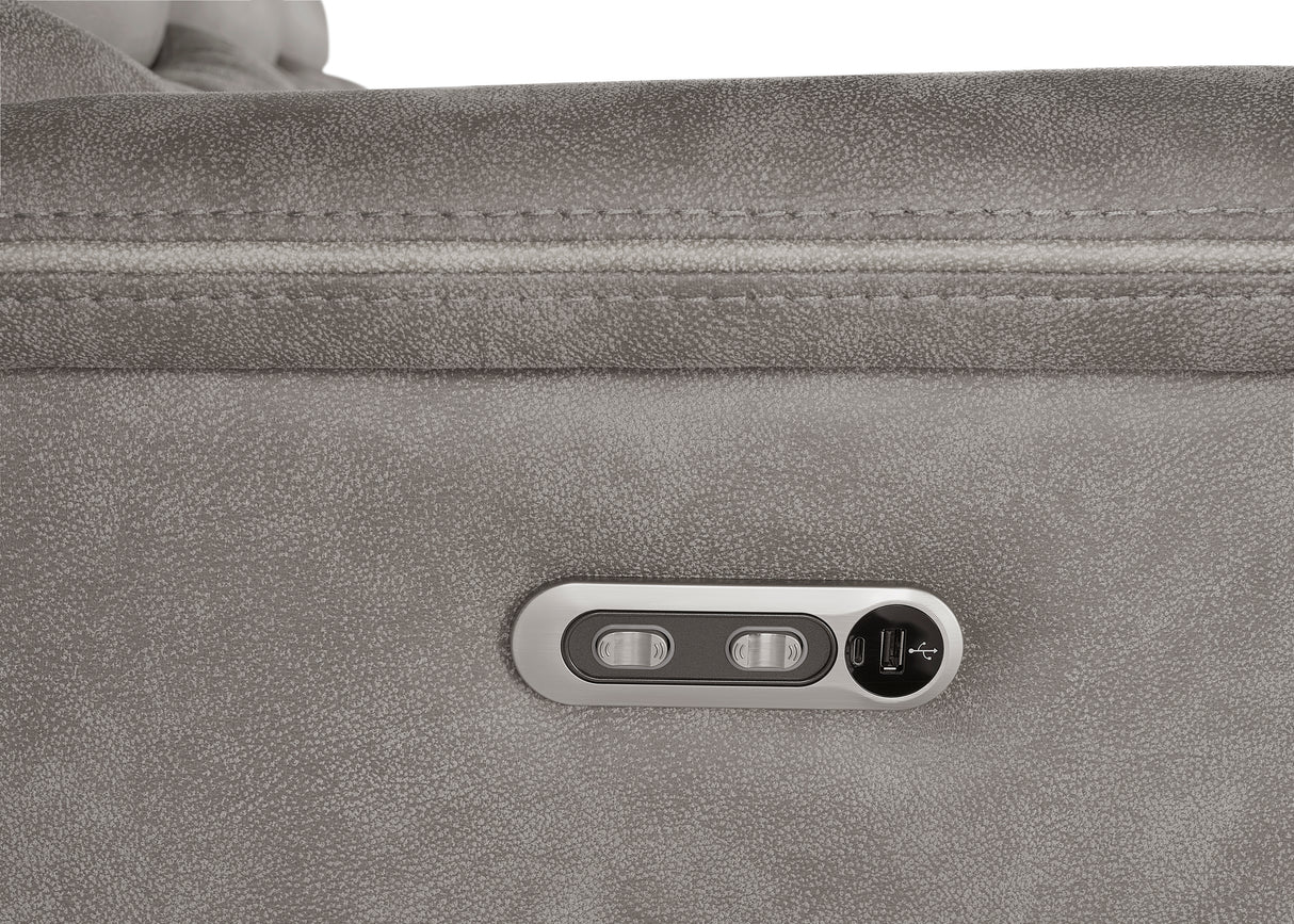 Kamari Sofa W/Pwr Hr & Fr-Gray