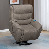 Kamari Power Lift Recliner W/ Heat & Massage-Gray