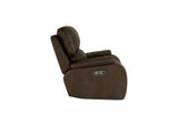 Brookings Glider Recliner W/Pwr Hr & Fr-Brown