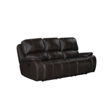 Brookings Sofa W/Dual Recliner-Charcoal