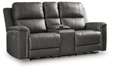 Bleckley Power Reclining Loveseat with Console