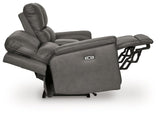 Bleckley Power Reclining Loveseat with Console
