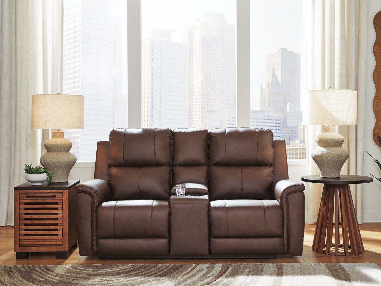 Bleckley Power Reclining Loveseat with Console