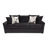 Sylvie Sofa W/4 Accent Pillows-Lush Mink Gray