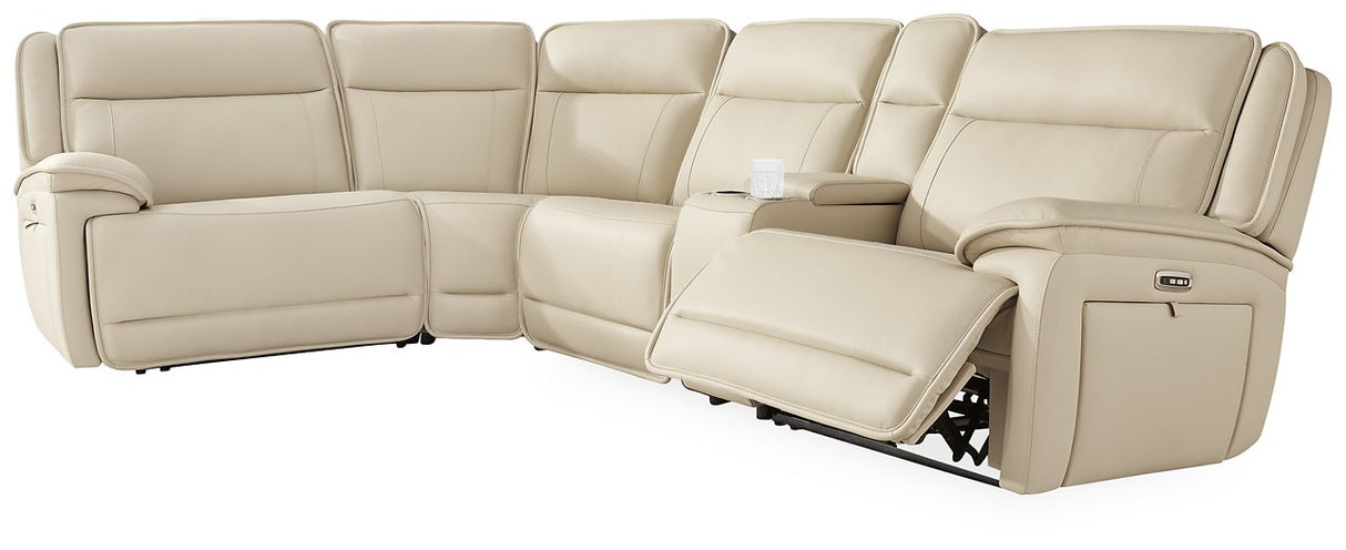 Double Deal Reclining Sectional with Console