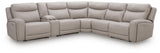 Gravier Power Reclining Sectional with Storage Console