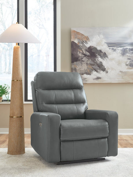 Pennacle Pier Power Recliner - galleria furniture outlet