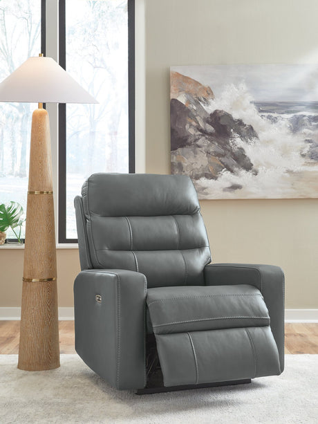 Pennacle Pier Power Recliner - galleria furniture outlet