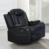 Orion Ii Glider Recliner-Black